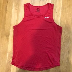 Red Nike Dri-Fit Tanktop